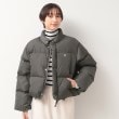 デッサン(レディース)(Dessin(Ladies))の◆Gymphlex（ジムフレックス）スタンドカラー ショート丈 ダウンジャケット チャコールグレー(014)
