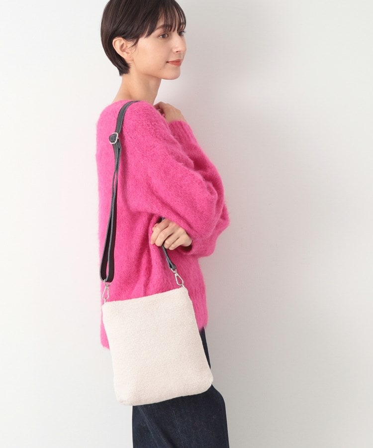 デッサン(レディース)(Dessin(Ladies))の◆FERCHI(フェルチ)ボアショルダー オフホワイト(003)