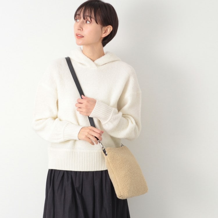 デッサン(レディース)(Dessin(Ladies))の◆FERCHI(フェルチ)ボアショルダー ショルダーバッグ