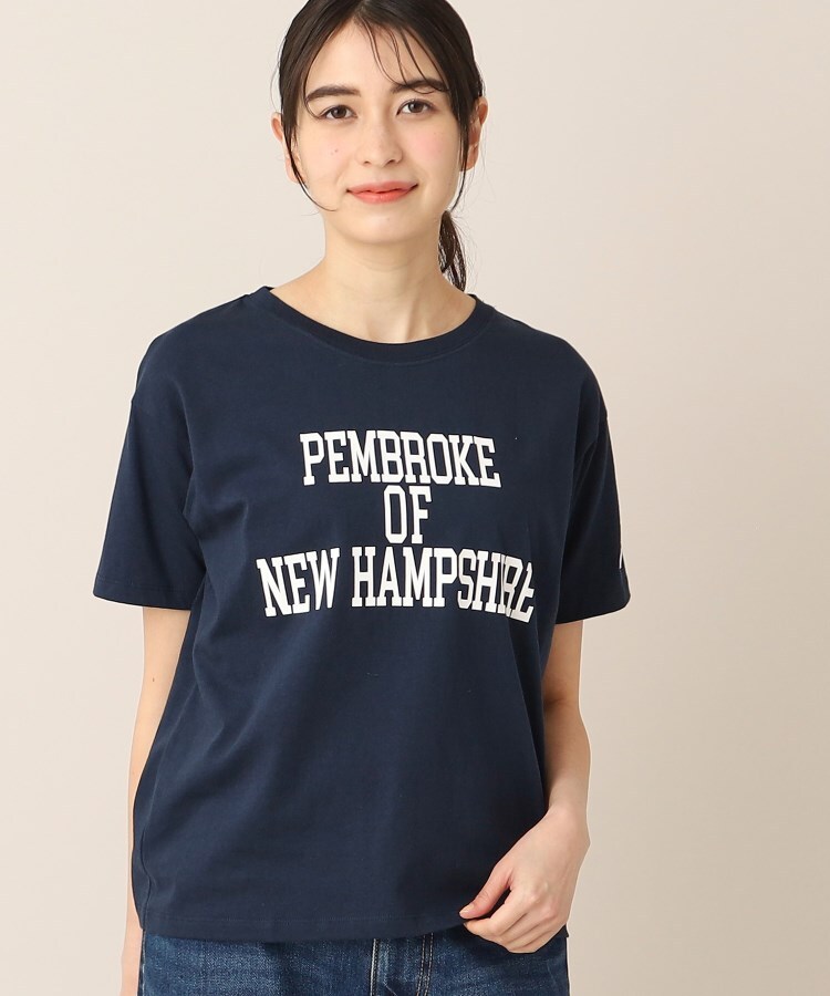 デッサン(レディース)(Dessin(Ladies))の◆Champion（チャンピオン）ショートスリーブTシャツ ネイビー(093)