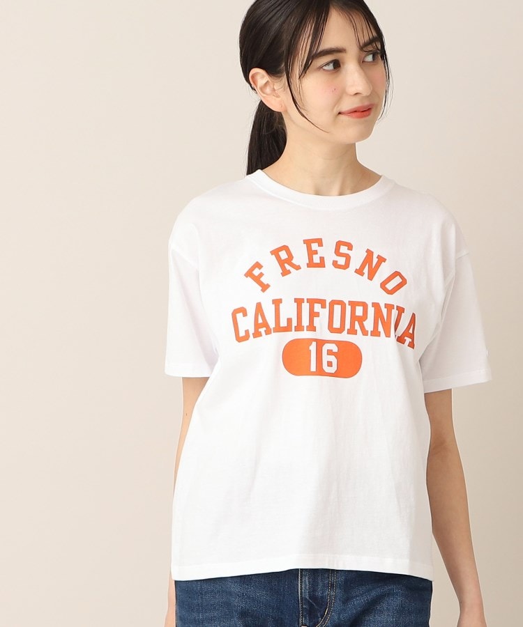 デッサン(レディース)(Dessin(Ladies))の◆Champion（チャンピオン）ショートスリーブTシャツ ホワイト(001)