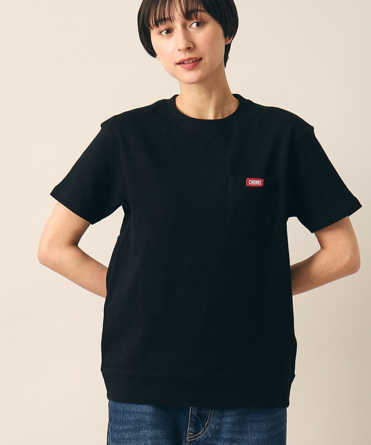 デッサン(レディース)(Dessin(Ladies))の◆CHUMS（チャムス） Keystone Pocket Tシャツ ブラック(019)