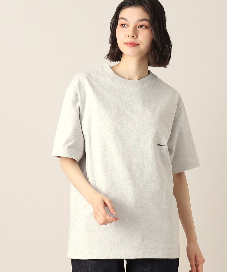 デッサン(レディース)(Dessin(Ladies))の◆Gymphlex（ジムフレックス）HEAVY WEIGHT JERSEY Tシャツ ライトグレー(011)