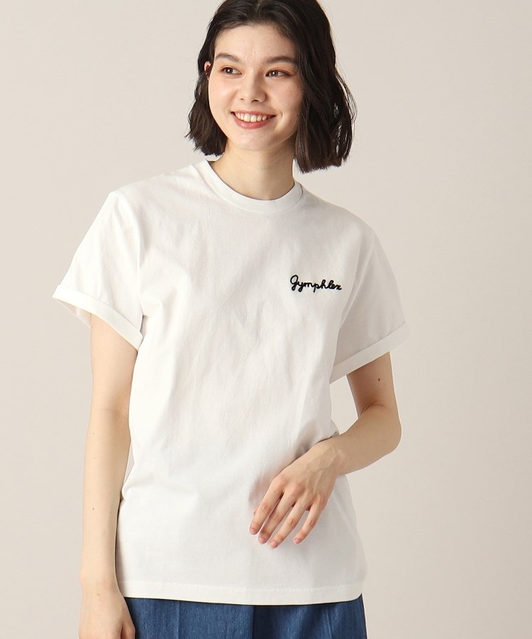 デッサン(レディース)(Dessin(Ladies))の◆Gymphlex（ジムフレックス）ロゴ刺繍Tシャツ1