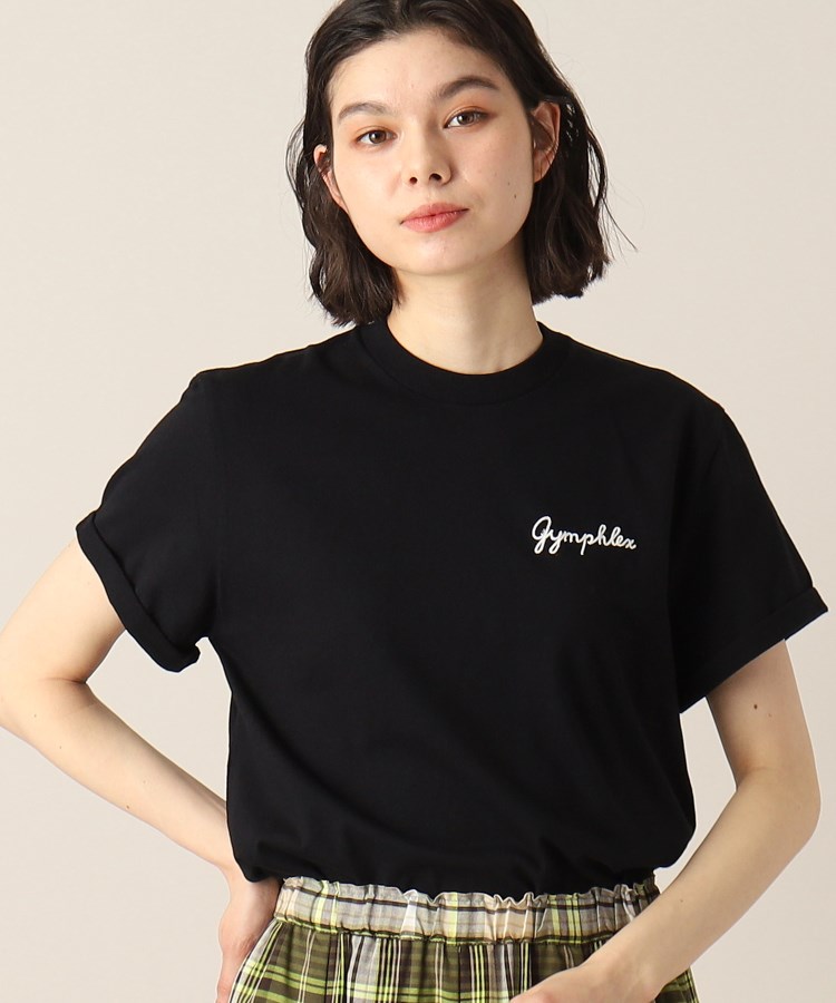 デッサン(レディース)(Dessin(Ladies))の◆Gymphlex（ジムフレックス）ロゴ刺繍Tシャツ5