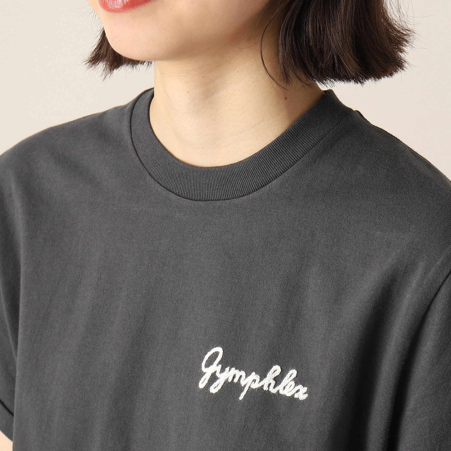 デッサン(レディース)(Dessin(Ladies))の◆Gymphlex（ジムフレックス）ロゴ刺繍Tシャツ20