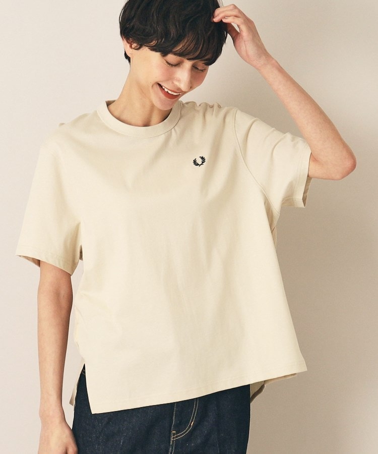 デッサン(レディース)(Dessin(Ladies))の◆FRED PERRY（フレッドペリー）Sheer Panel T－Shirt ライトベージュ(051)