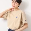 デッサン(レディース)(Dessin(Ladies))の◆Champion（チャンピオン）ロゴTシャツ ベージュ(052)