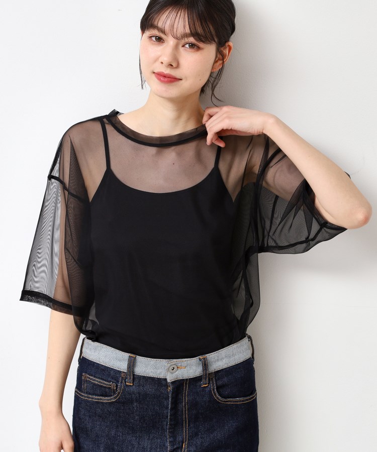 デッサン(レディース)(Dessin(Ladies))の◆STAR＆STRIPE(スターアンドストライプ)シアーTシャツ6