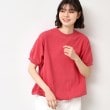 デッサン(レディース)(Dessin(Ladies))の◆STAR＆STRIPE(スターアンドストライプ)リンガーTシャツ レッド(063)