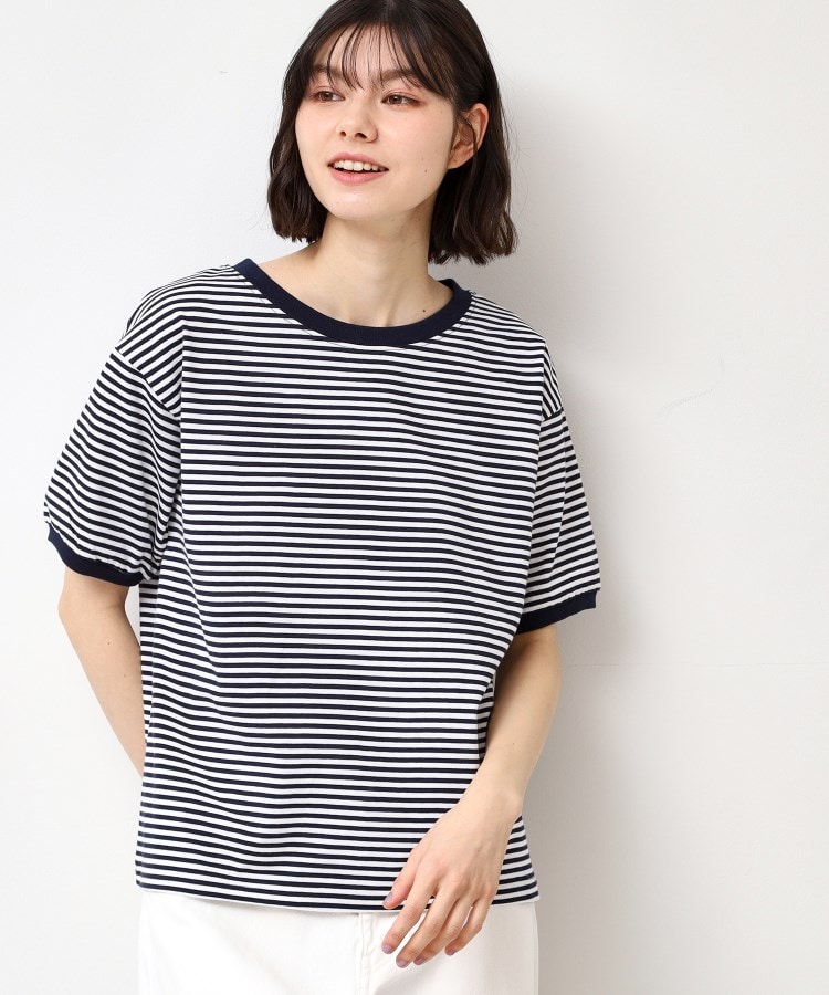 デッサン(レディース)(Dessin(Ladies))の◆STAR＆STRIPE(スターアンドストライプ)ボーダーリンガーTシャツ9