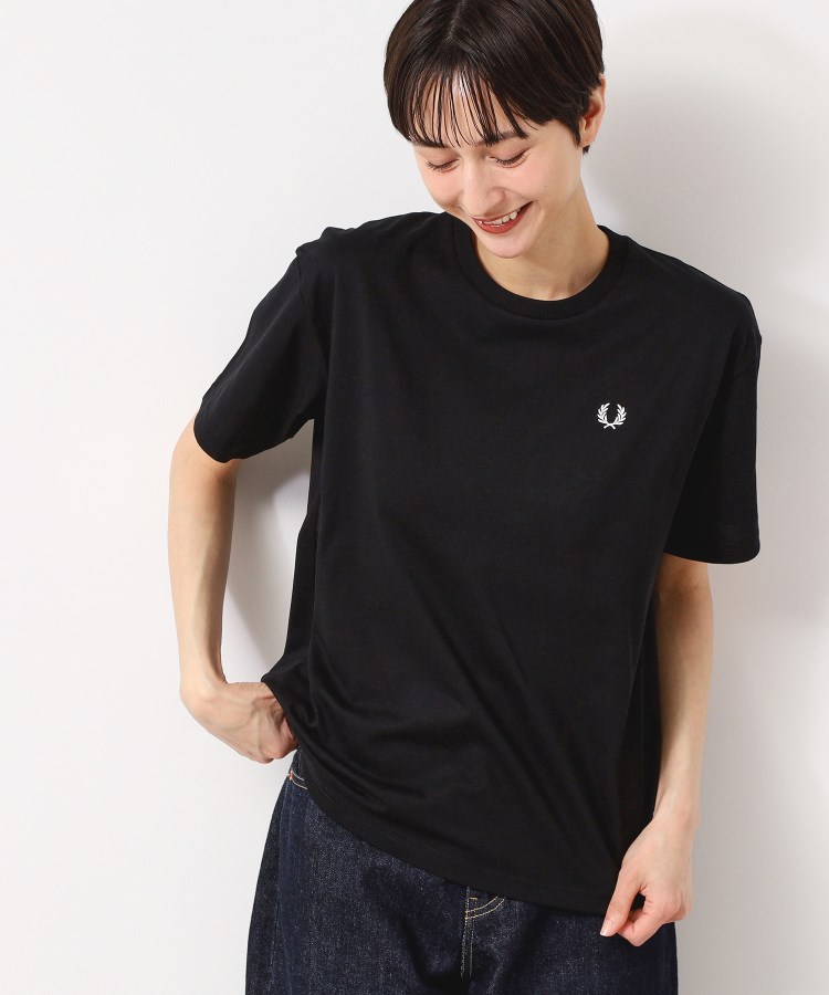 デッサン(レディース)(Dessin(Ladies))の◆FRED PERRY（フレッドペリー）Ringer T－Shirt ブラック(019)
