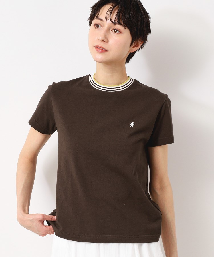 デッサン(レディース)(Dessin(Ladies))の◆Gymphlex(ジムフレックス) ラインリブTシャツ6