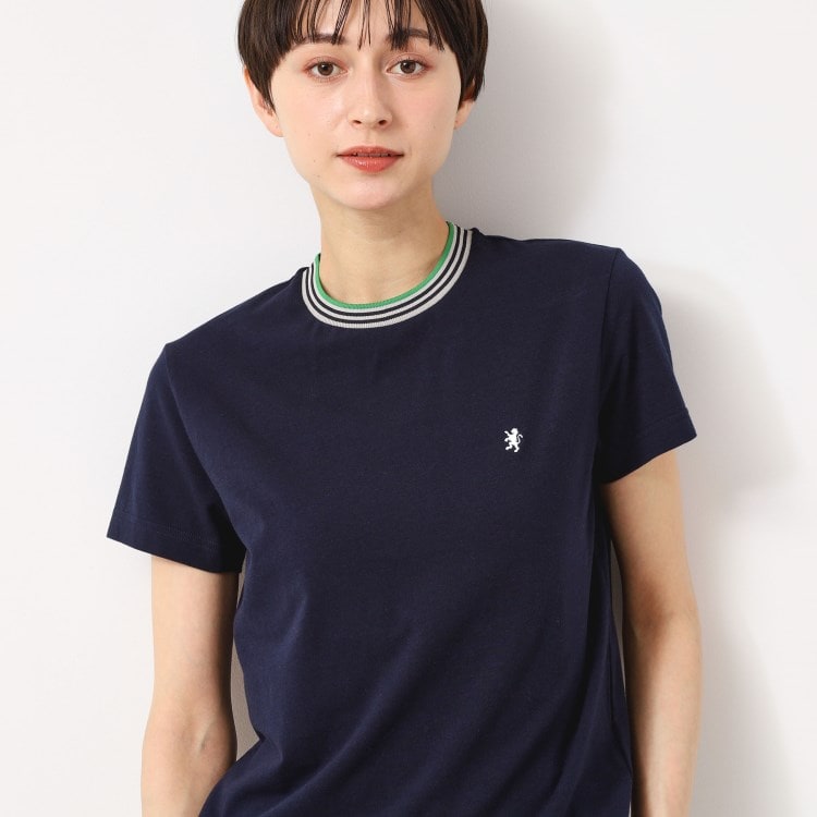 デッサン(レディース)(Dessin(Ladies))の◆Gymphlex(ジムフレックス) ラインリブTシャツ Ｔシャツ