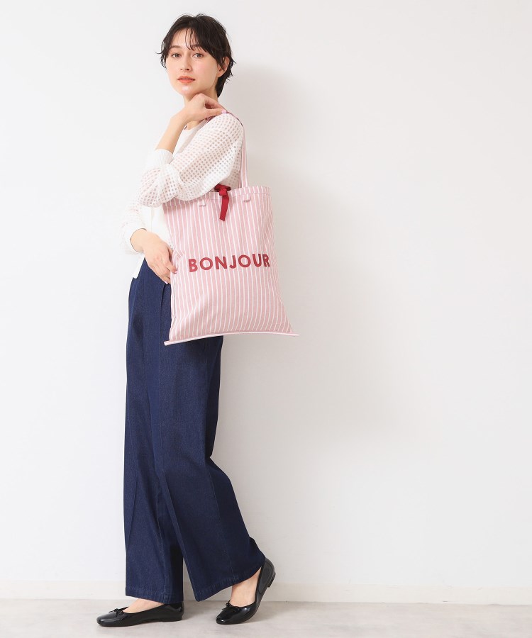 デッサン(レディース)(Dessin(Ladies))の◆ストライプトートバッグ5