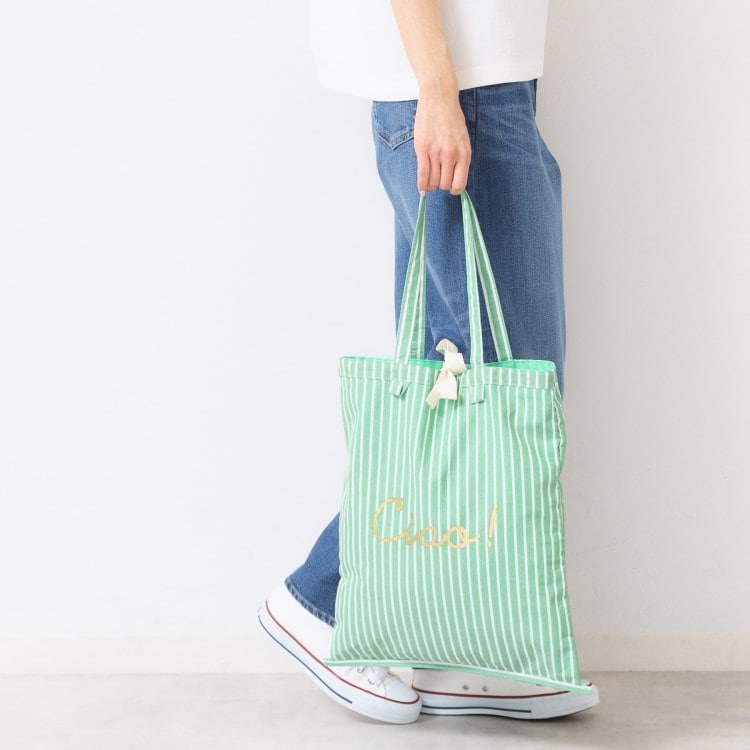 デッサン(レディース)(Dessin(Ladies))の◆ストライプトートバッグ トートバッグ