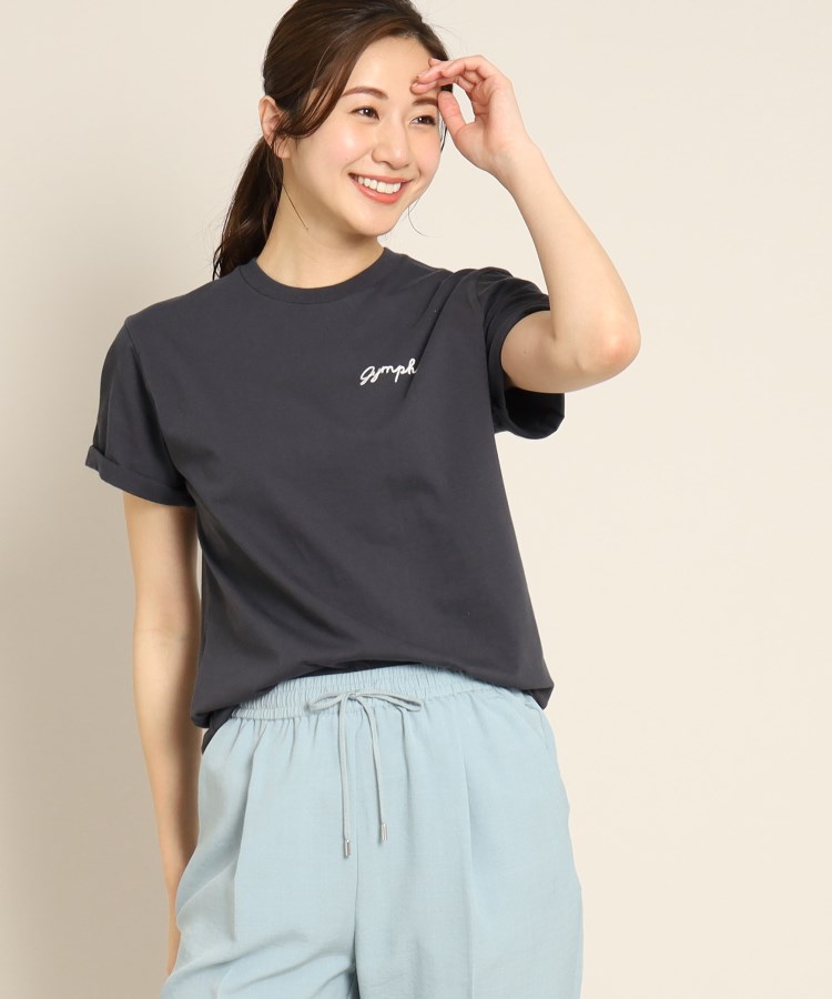 デッサン(レディース)(Dessin(Ladies))のGymphlex(ジムフレックス) ロゴ刺繍Tシャツ9