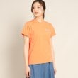 デッサン(レディース)(Dessin(Ladies))のGymphlex(ジムフレックス) ロゴ刺繍Tシャツ オレンジ(067)
