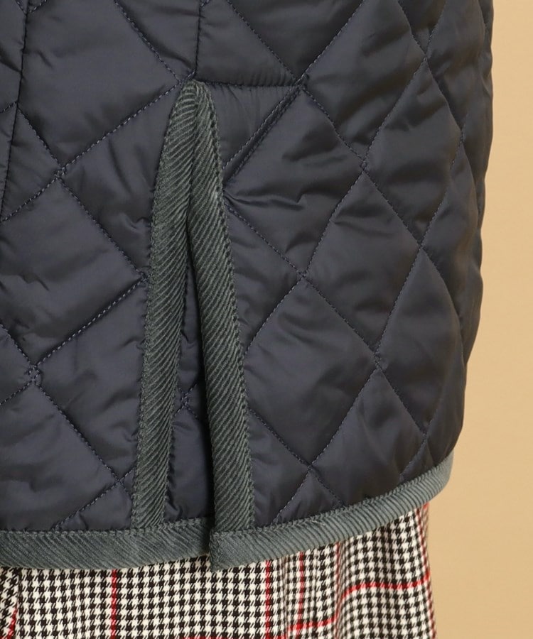 デッサン(レディース)(Dessin(Ladies))のLAVENHAM（ラベンハム）別注 CRAYDON フーデットキルトジャケット11