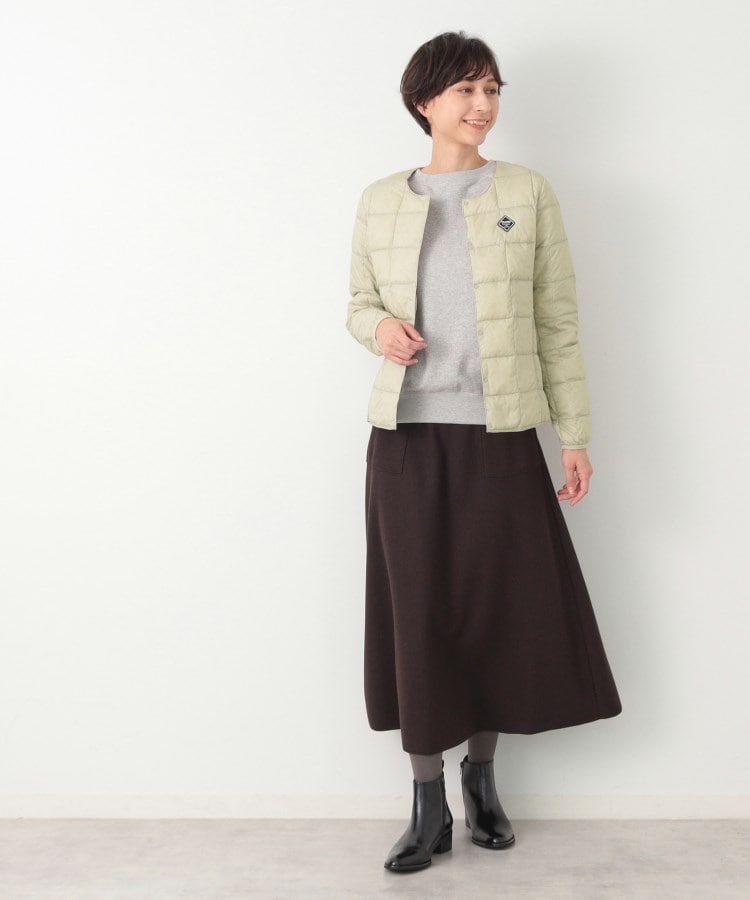 デッサン(レディース)(Dessin(Ladies))の◆TAION（タイオン）別注 ノーカラーダウンジャケット7