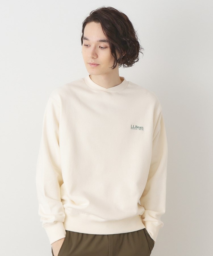 デッサン(メンズ)(Dessin(Men))の◆L．L．Bean（エルエルビーン）クルーネックスウェットシャツ オフホワイト(003)