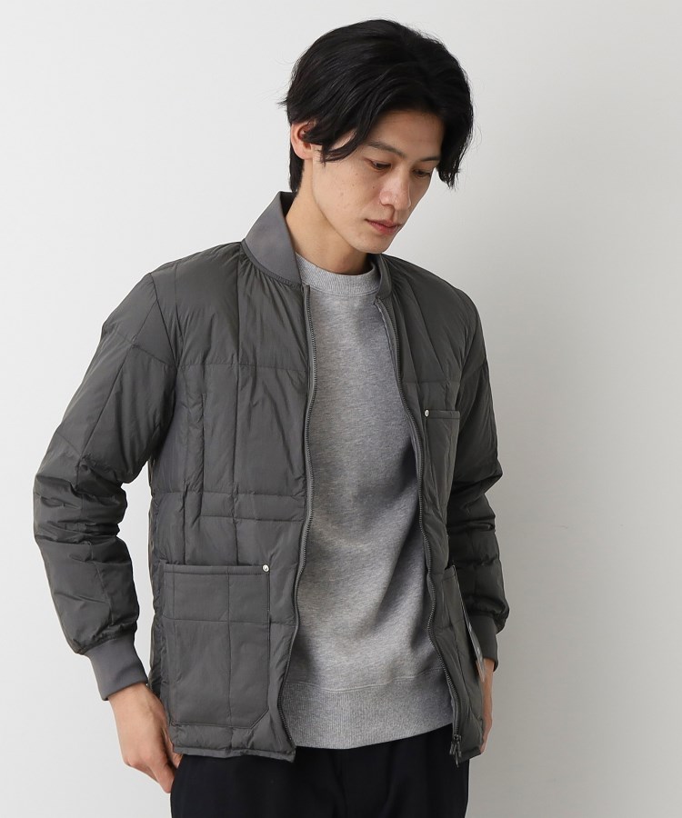 デッサン(メンズ)(Dessin(Men))の◆TAION（タイオン） リブネックダブルジップ ダウンジャケット2