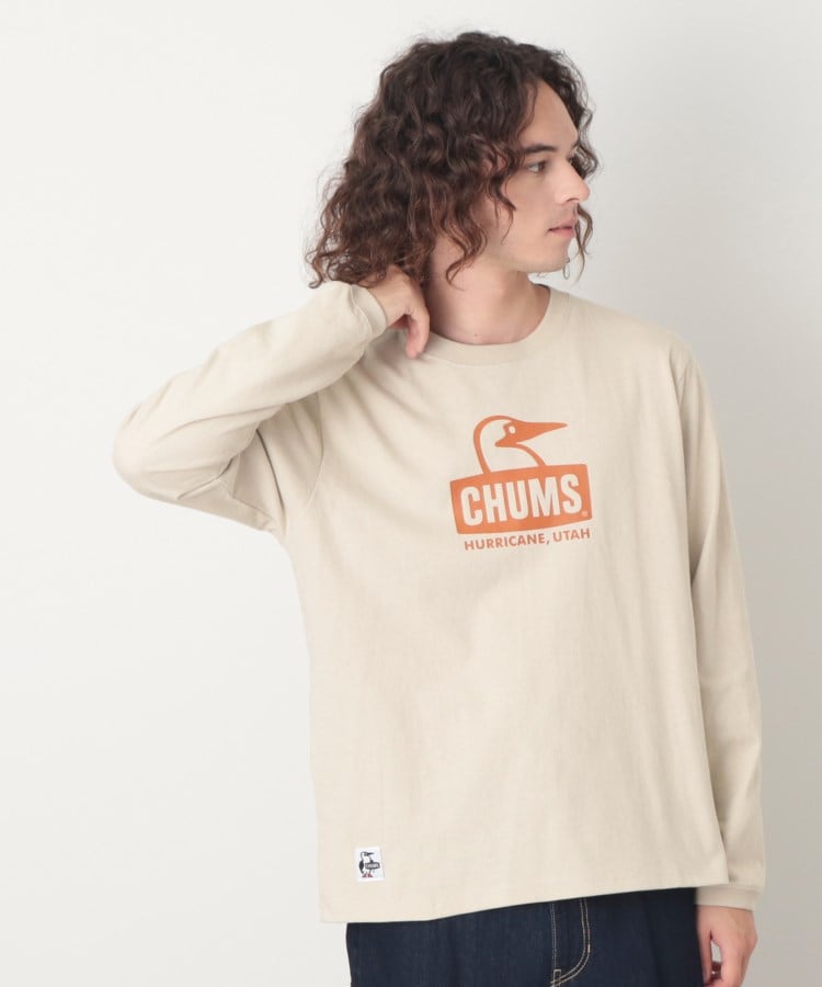 デッサン(メンズ)(Dessin(Men))の◆CHUMS（チャムス）ロングスリーブTシャツ ベージュ(052)