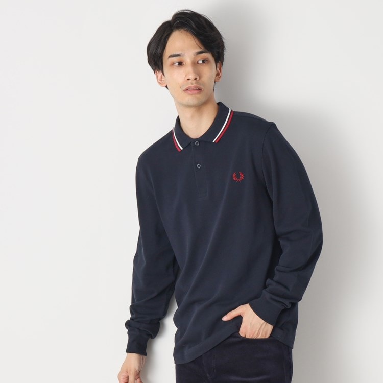最新情報 ◇FRED PERRY（フレッドペリー）ロングスリーブポロシャツ トップス