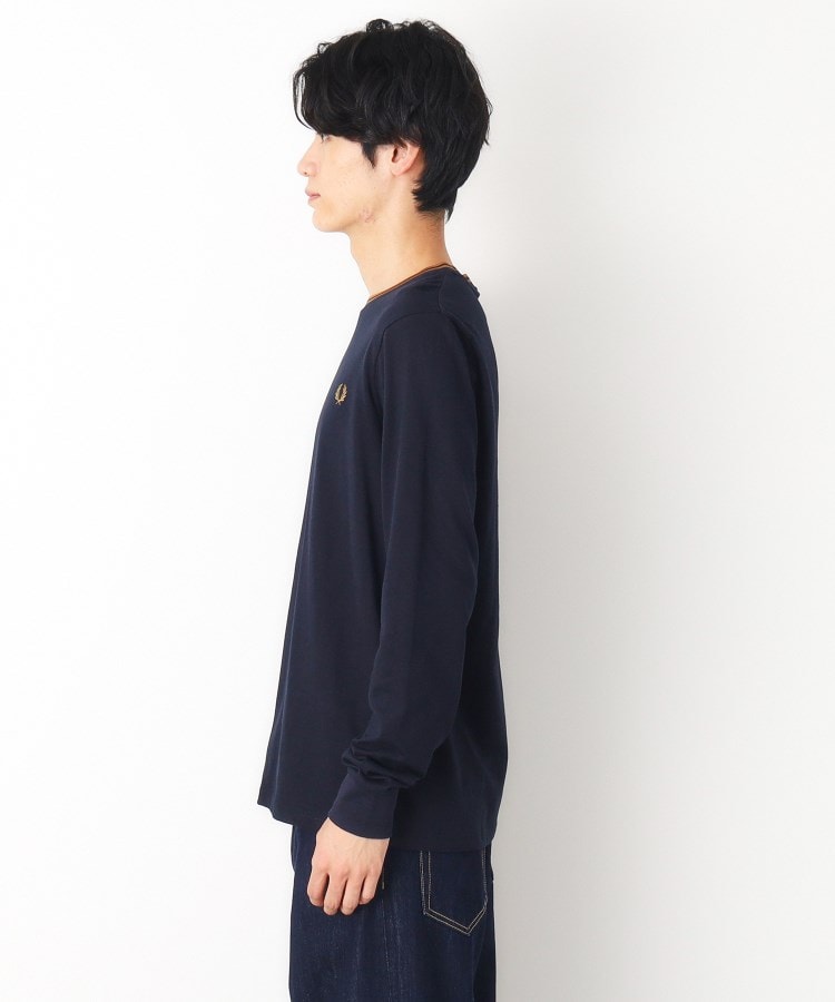 一番人気物 ◇FRED PERRY（フレッドペリー）クルーネックロングTシャツ トップス