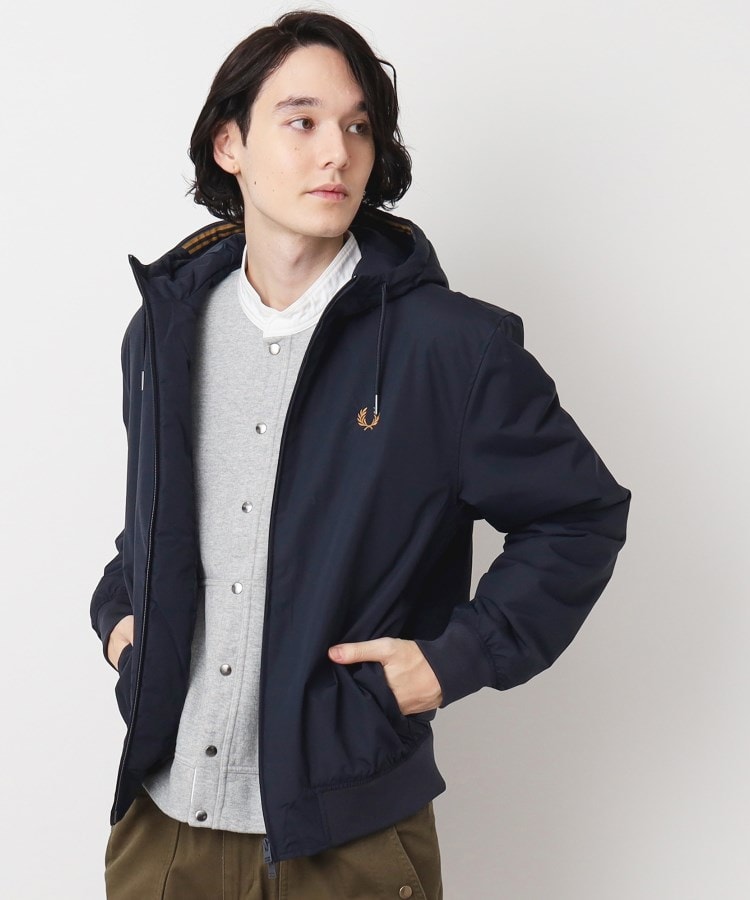 ◇FRED PERRY(フレッドペリー) フード付きジャケット(中綿 ◇FRED PERRY(フレッドペリー) フード付きジャケット(中綿