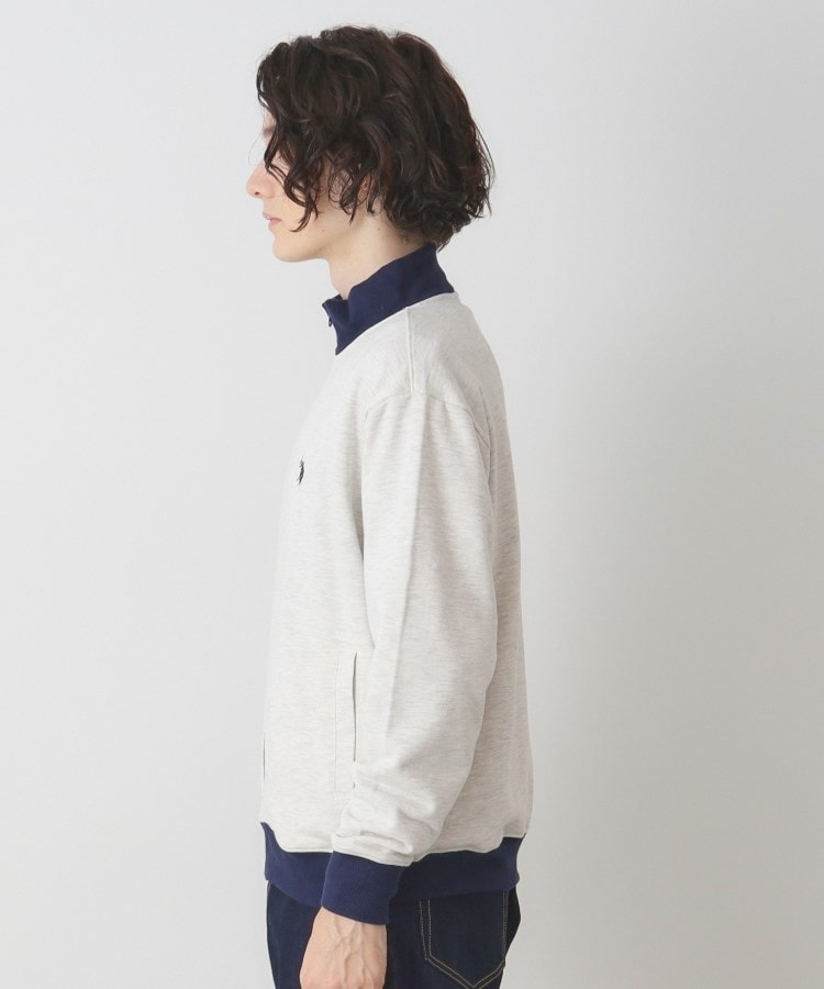 デッサン(メンズ)(Dessin(Men))の◆U．S．POLO ASSN(ユーエスポロアッスン) スタンドカラースウェットジャケット10