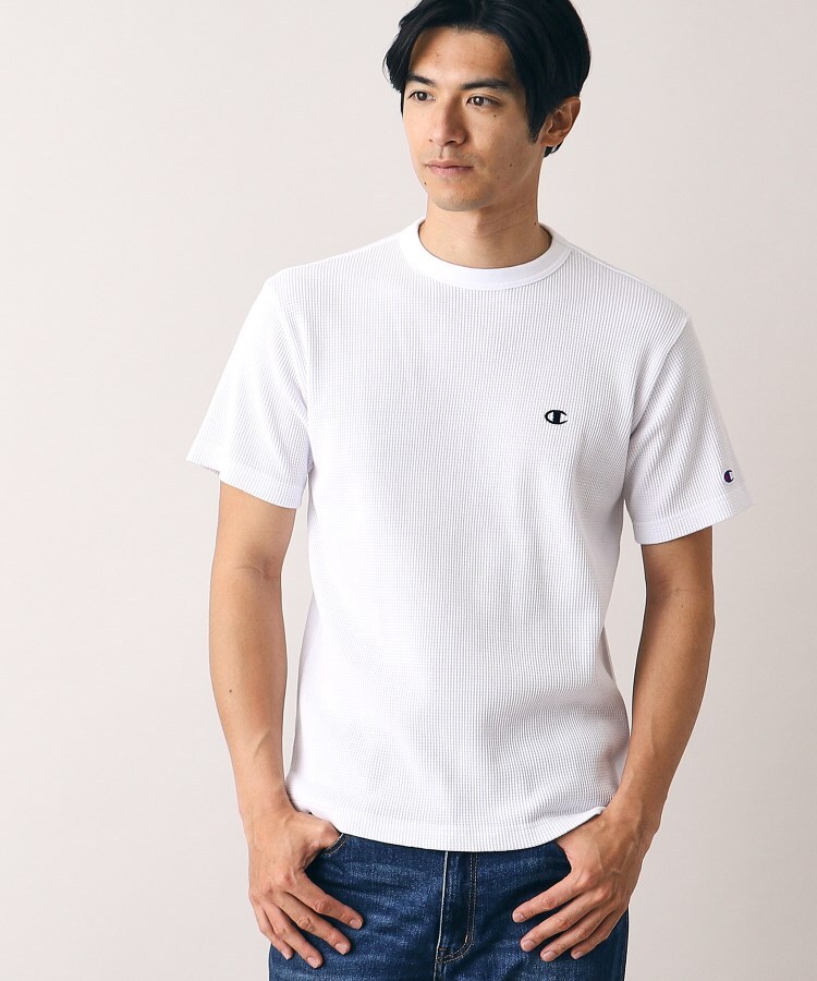 デッサン(メンズ)(Dessin(Men))の◆Champion（チャンピオン）ショートスリーブTシャツ ホワイト(001)