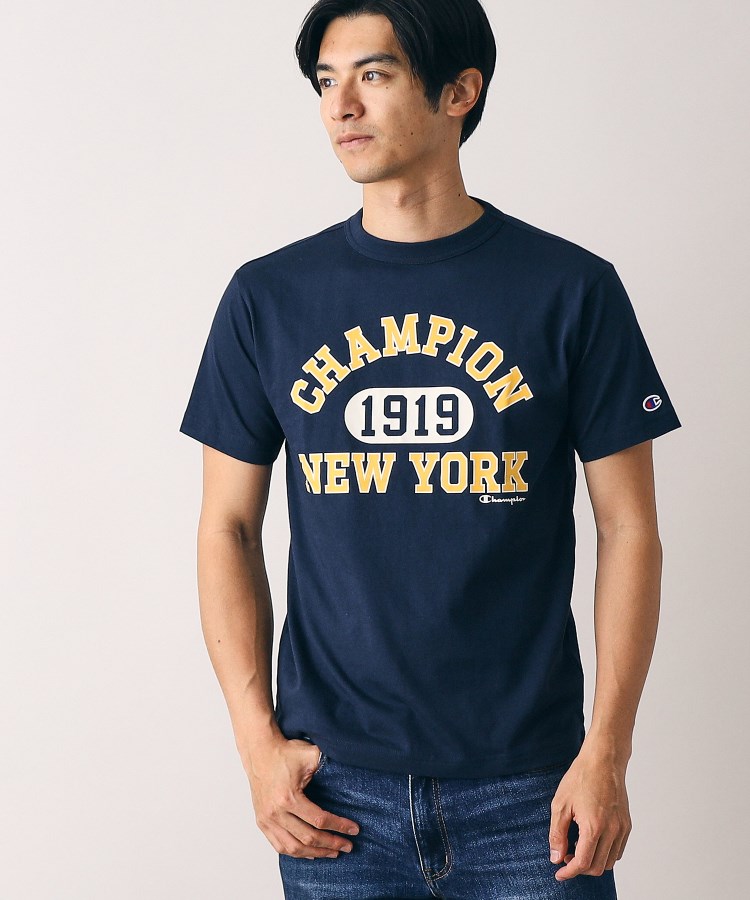 デッサン(メンズ)(Dessin(Men))の◆Champion（チャンピオン）ショートスリーブTシャツ ネイビー(093)