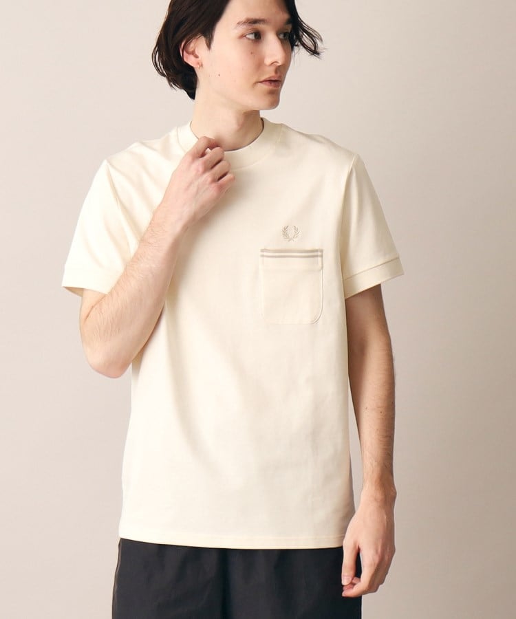 デッサン(メンズ)(Dessin(Men))の◆FRED PERRY（フレッドペリー）Tシャツ アイボリー(004)