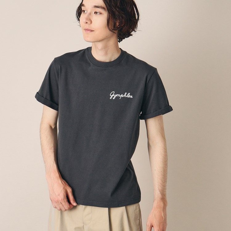 デッサン(メンズ)(Dessin(Men))の◆Gymphlex（ジムフレックス）ロゴ刺繍Tシャツ Ｔシャツ