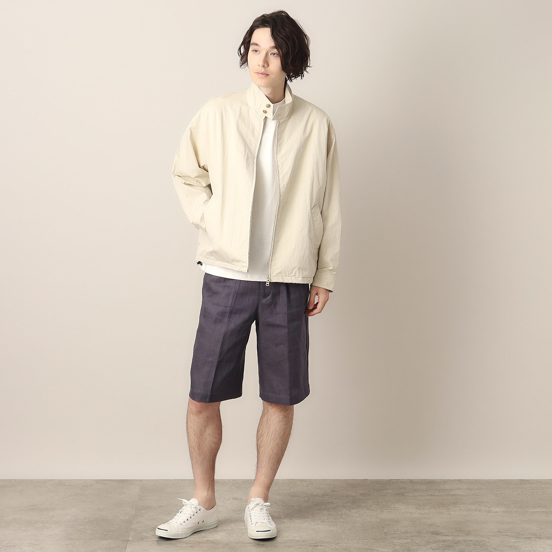 デッサン(メンズ)(Dessin(Men))の◆Gymphlex（ジムフレックス）COTTON NYLON SWING TOP3