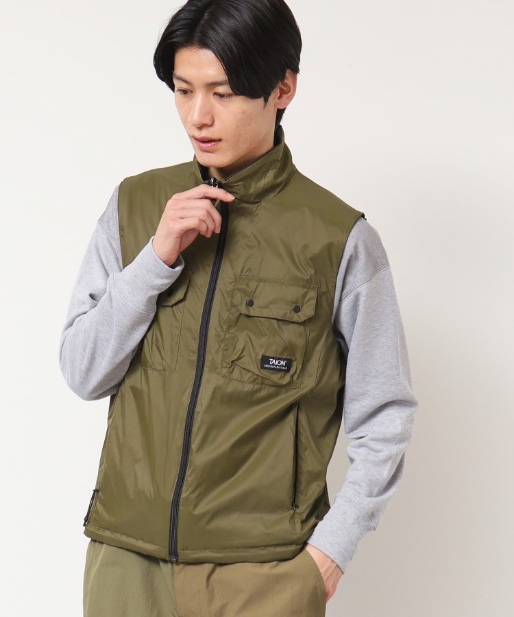 デッサン(メンズ)(Dessin(Men))の◆TAION(タイオン) リバーシブルベスト10