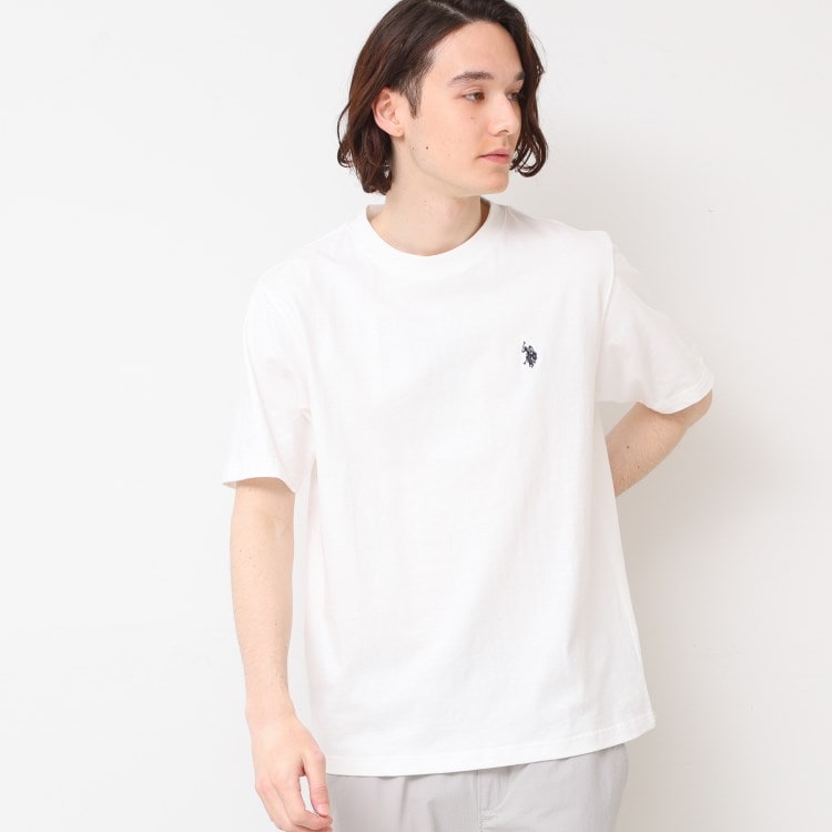 デッサン(メンズ)(Dessin(Men))の◆U.S. POLO ASSN.（ユーエスポロアッスン）ダブルホースマン刺繍Tシャツ Ｔシャツ