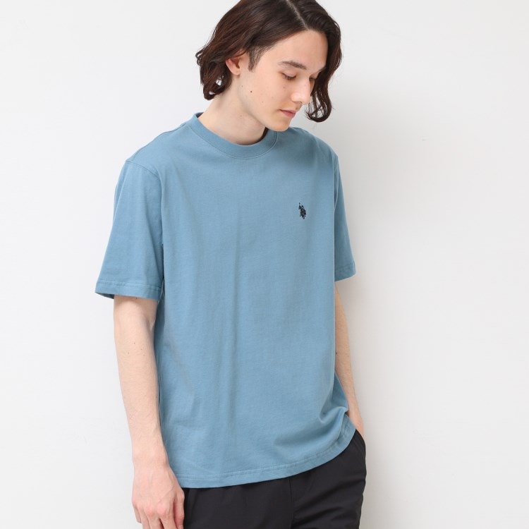デッサン(メンズ)(Dessin(Men))の◆U.S. POLO ASSN.（ユーエスポロアッスン）ダブルホースマン刺繍Tシャツ Ｔシャツ