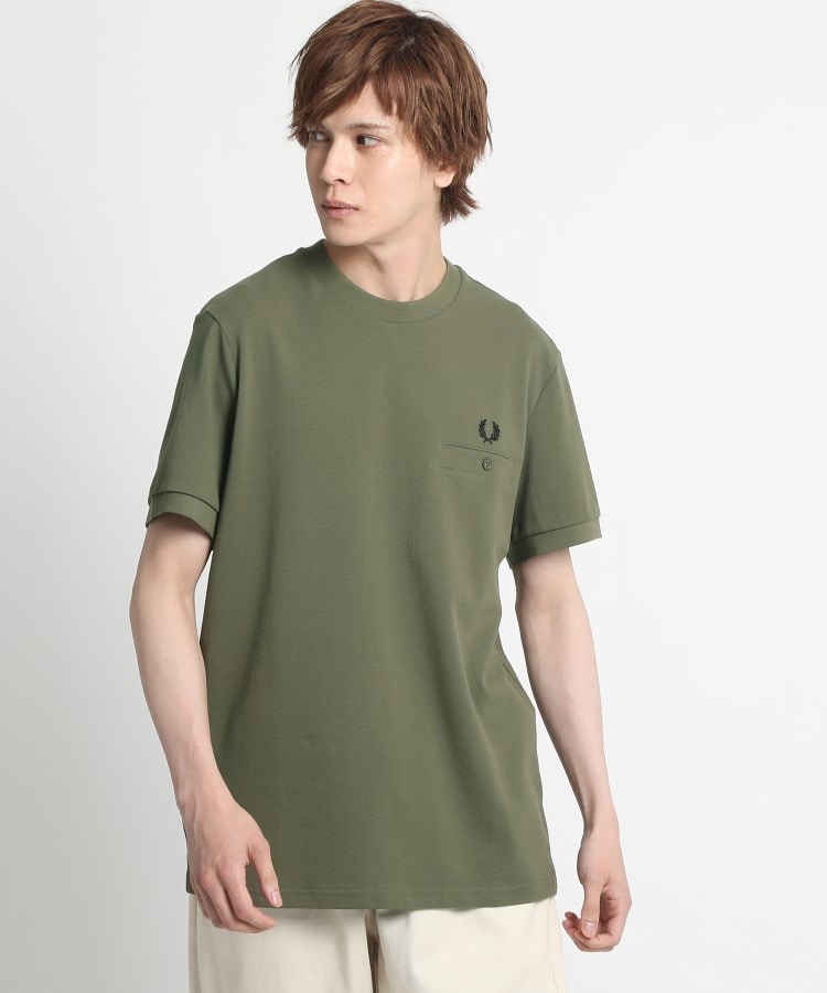  Dessin(Men)(デッサン(メンズ)) FRED PERRY ワンポイントロゴTシャツ