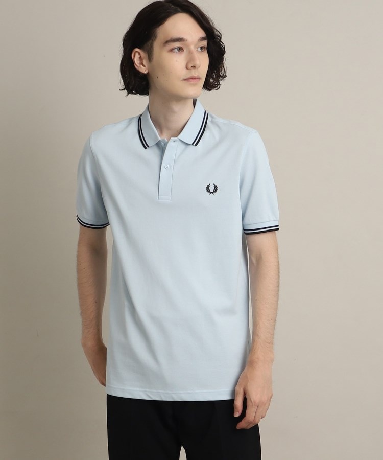 デッサン(メンズ)(Dessin(Men))のFRED PERRY（フレッドペリー）ポロシャツ ライトブルー(004)