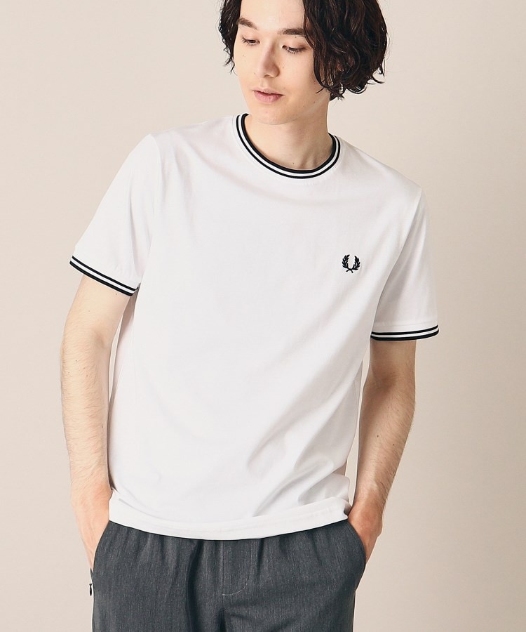 デッサン(メンズ)(Dessin(Men))の◆FRED PERRY（フレッドペリー）Twin Tipped Tシャツ ホワイト(001)