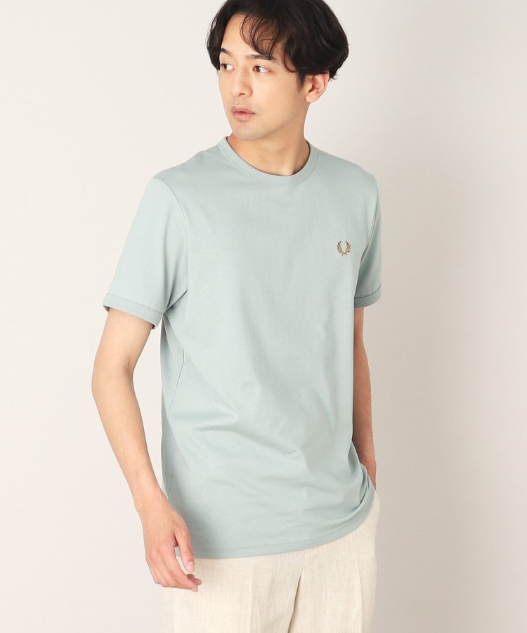 デッサン(メンズ)(Dessin(Men))の◆FRED PERRY（フレッドペリー）Ringer T－Shirt サックスブルー(090)