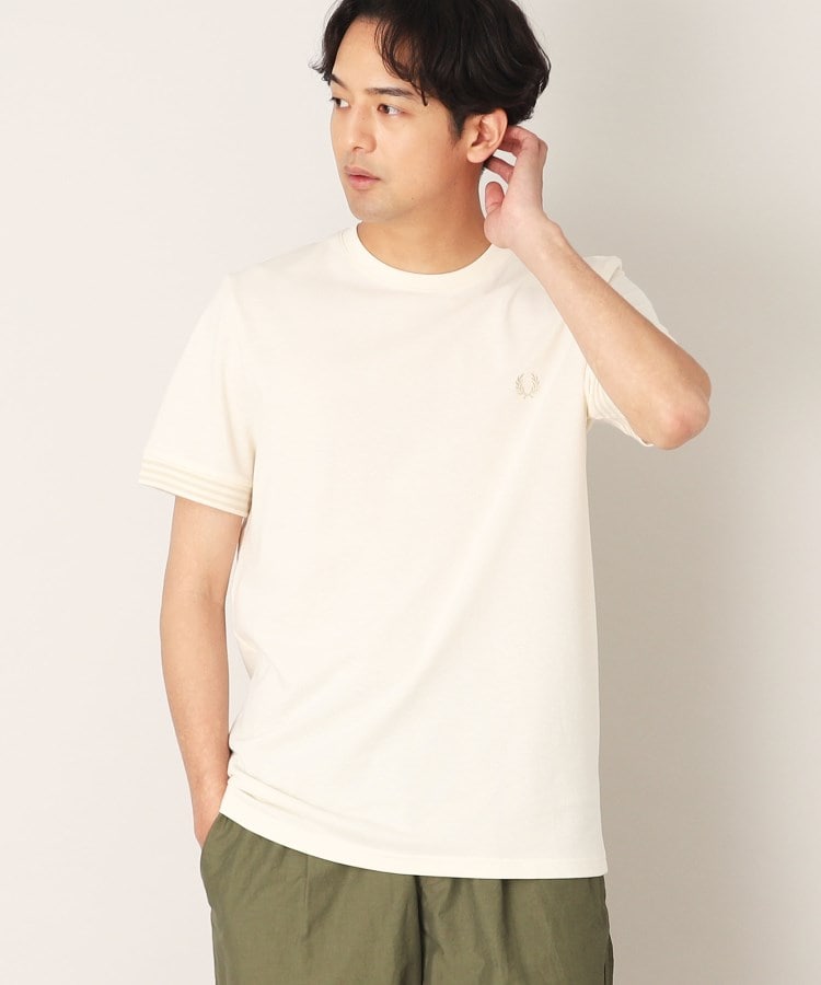 デッサン(メンズ)(Dessin(Men))の◆FRED PERRY（フレッドペリー）Striped Cuff T－Shirt1