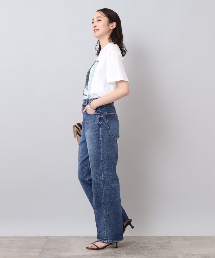 Healthy DENIM】Clover ハイライズワイドストレート-