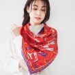 アンタイトル(UNTITLED)の【manipuri】65cm正方形 ホットワイン スカーフ3