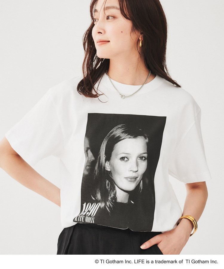 アンタイトル(UNTITLED)の【LIFE PICTURE COLLECTION×GOOD ROCK SPEED】 フォトTシャツ ホワイト(101)