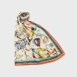 アンタイトル(UNTITLED)の【manipuri】ウールシルクストール ホットワイン／120cm正方形1