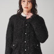 TORRAZZO DONNA】ファンシーヤーンニットジャケット