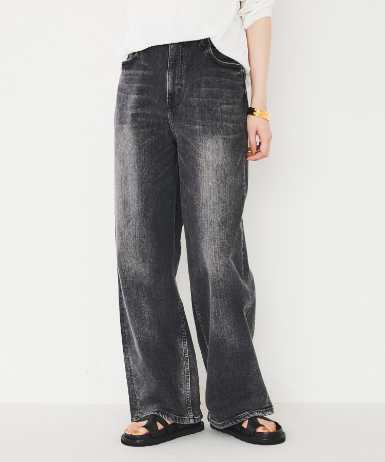 アンタイトル(UNTITLED)の【Healthy DENIM】 Pink Pepper（ピンクペッパー）ワイドストレートデニム11